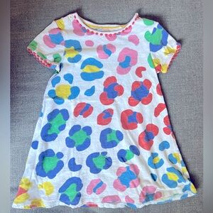 Mini Boden Charlie Pom jersey dress 4-5Y